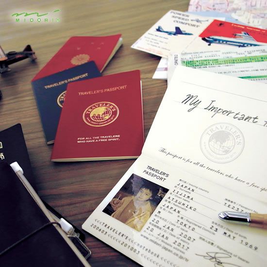 ミドリ MIDORI トラベラーズノート TRAVELER'S Notebook パスポート