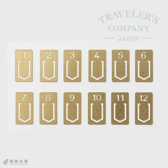 トラベラーズノート TRAVELER'S Notebook ブラスクリップ 飛行機柄