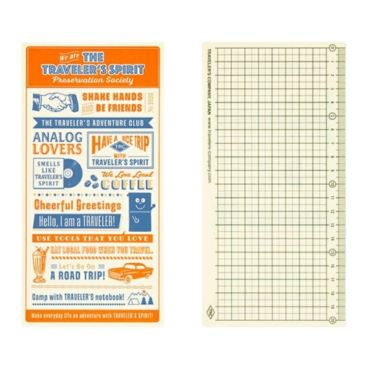 2026年 限定品 トラベラーズノート TRAVELER'S Notebook 下敷 通常