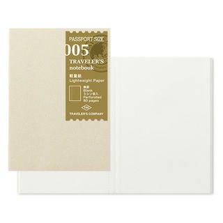 トラベラーズノート TRAVELER'S Notebook パスポートサイズ 画用紙