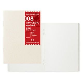 トラベラーズノート TRAVELER'S Notebook パスポートサイズ 画用紙