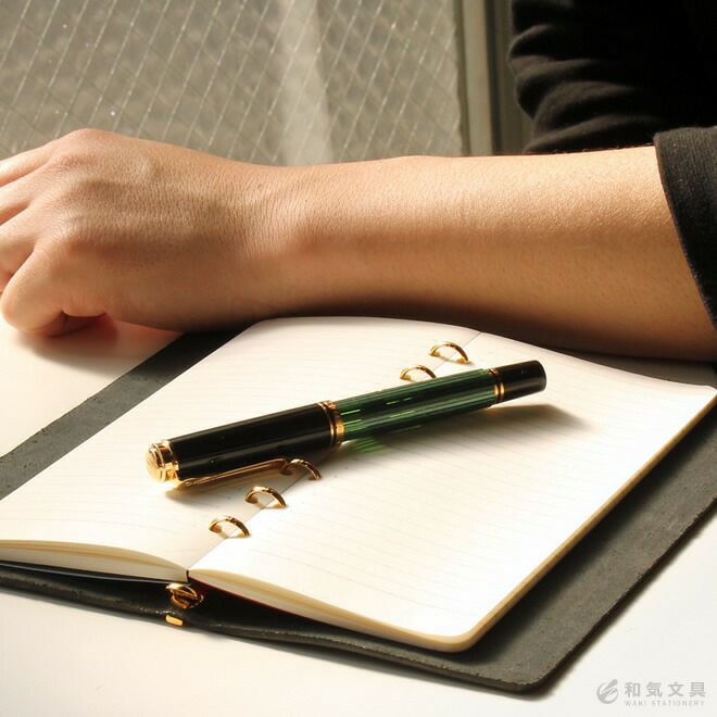 ペリカン Pelikan スーベレーンM400 グリーン 万年筆【名入れ 無料