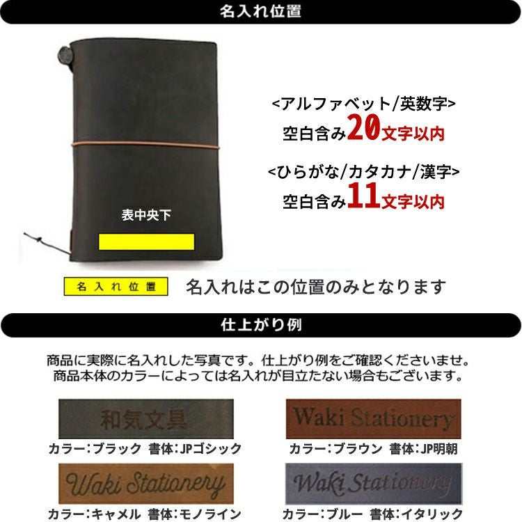 トラベラーズノート 初心者セット パスポートサイズ ジッパーケース