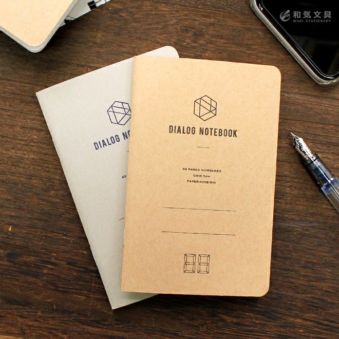 DIALOG NOTEBOOK ダイアログノート [3冊セット] ページ番号付 5mm方眼