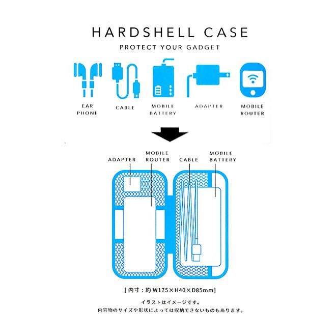 収納 トラベルポーチ ガジェットケース 旅行 ハイタイド HIGHTIDE