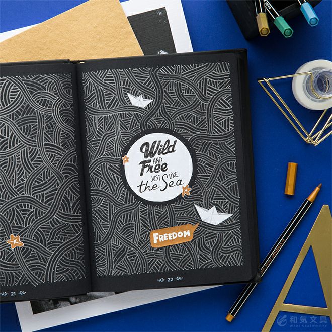 クオバディス ライフジャーナル LIFE JOURNAL ドット DOTS A5 ブラック
