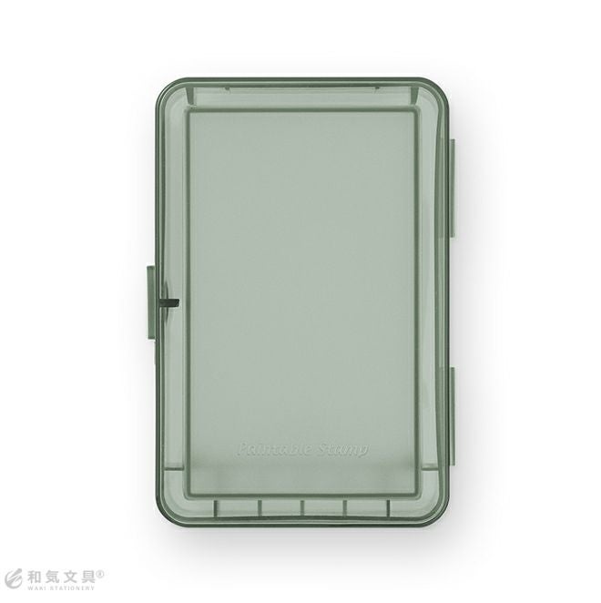 シンプル コンパクト ミドリ スタンプケース 回転印用 ◇ 通販 文房具