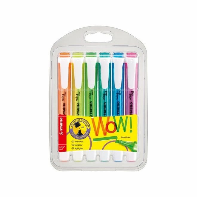 スタビロ STABILO スイングクール パステル 4色セット マーカー 蛍光