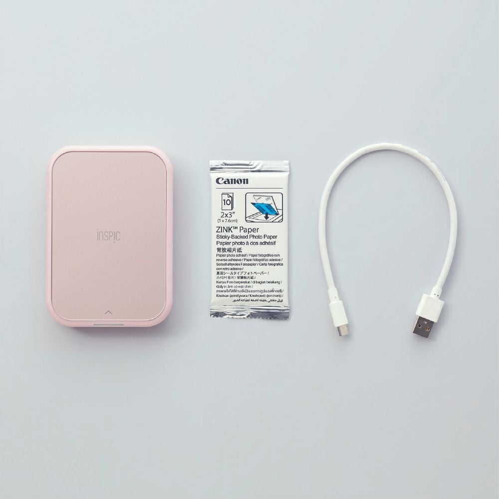 インスピック 手帳 写真 シール プリンター キャノン Canon スマホ専用