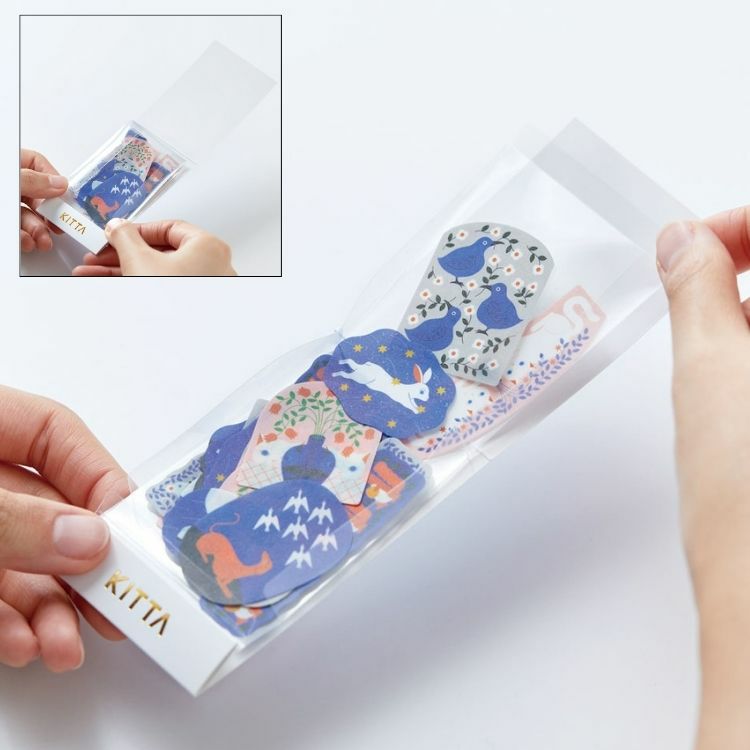 KITTA キッタ FLAKE フレーク シール [ 貼ってはがせる ] トレーシング