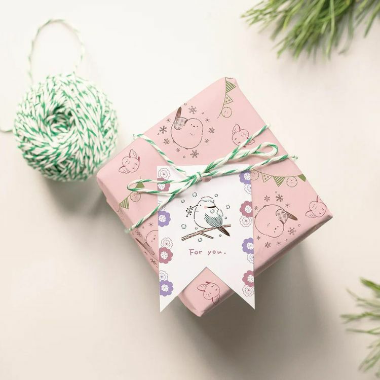 はんこセット シマエナガ ゴム印 ビバリー beverly / デザイン文具