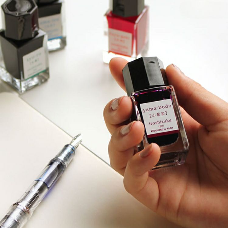 単品 パイロット 万年筆 インキ 色彩雫 いろしずく mini 15ml