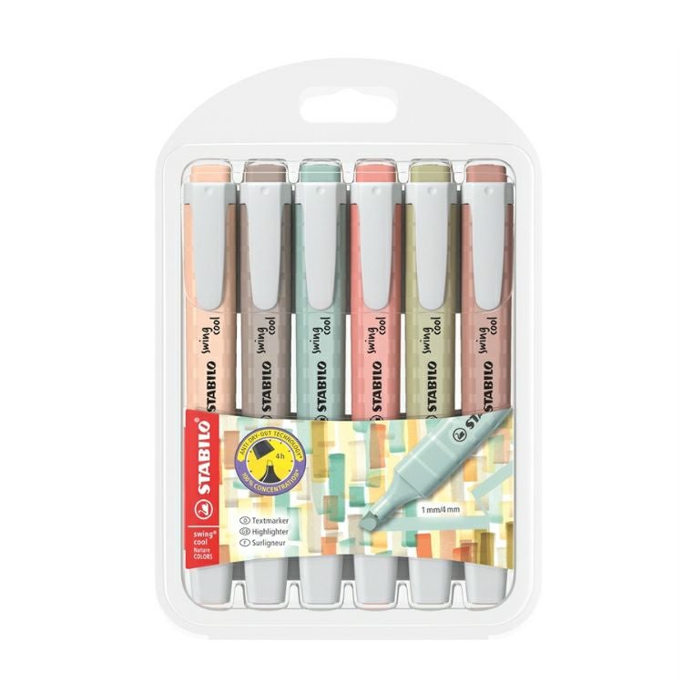 スタビロ STABILO スイングクール ネイチャーカラー 6色セット