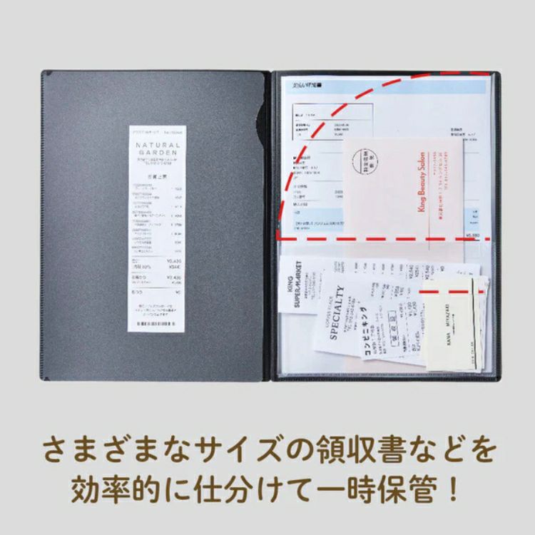 キングジム レシート 領収書 スキャンホルダー KING JIM おうち 