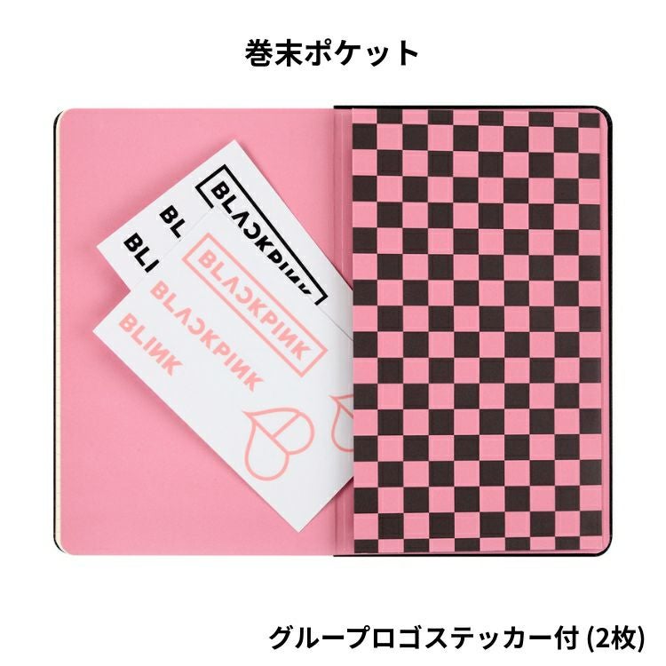 限定 モレスキン BLACKPINK ノートブック ラージサイズ 横罫 ブラック