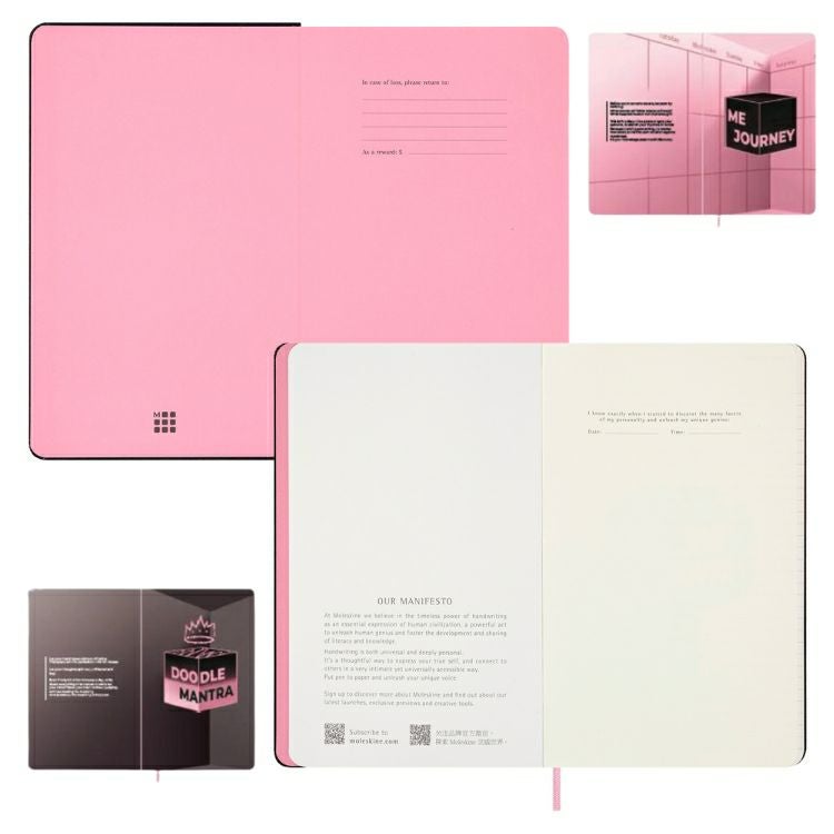 限定 モレスキン BLACKPINK 日付無しプランナー ラージサイズ BOX入