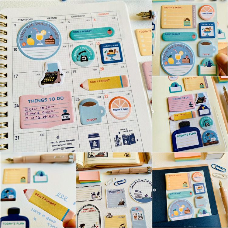 パピアプラッツ eric ミニ付箋 mini sticky note 手帳デコ メモ 通販