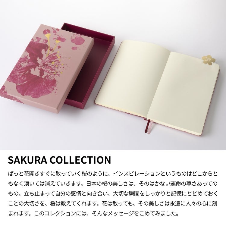 未開封品　モレスキン　サクラ ノートブック ラージサイズ　ギフトボックス 限定 モレスキン サクラ ノートブック BOX入 ラージサイズ 無地