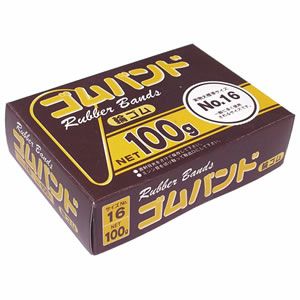 たんぽぽ たんぽぽ ゴムバンド 箱入100g[正味重量] サイズNo.16 03096